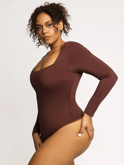 Body Shapewear Col Carré - Confort et Style