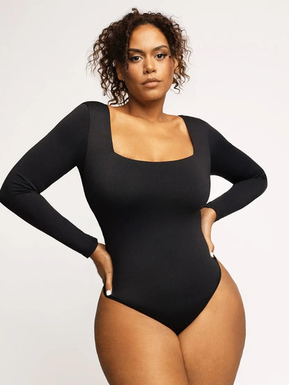 Body Shapewear Col Carré - Confort et Style