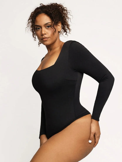 Body Shapewear Col Carré - Confort et Style